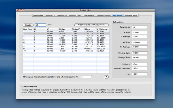 Statistics Pro