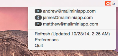 Mail Mini for mac