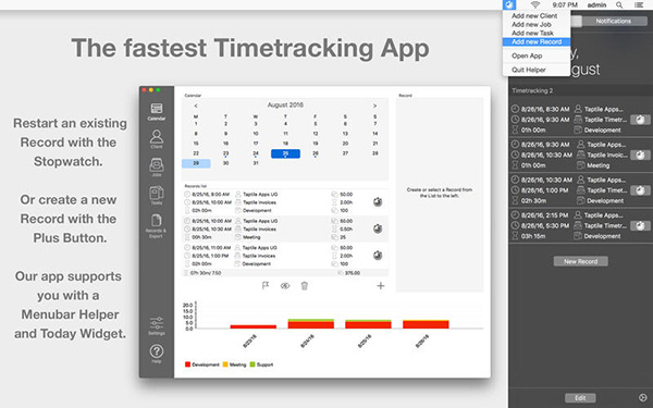 Taptile Timetracking