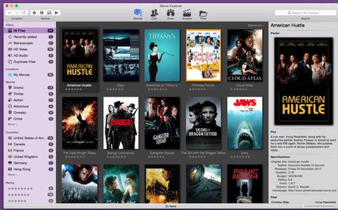 Movie Explorer for Mac