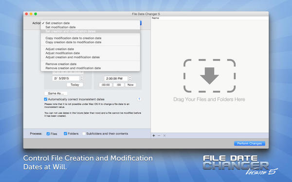 File Date Changer 5 for mac