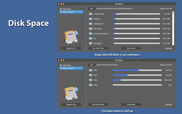 Disk Space for mac