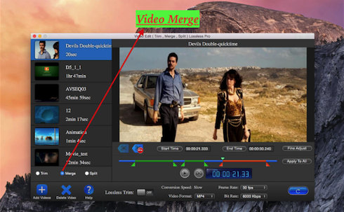 Video Edit Lossless Lite for Mac