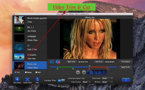 Video Edit Lossless Lite for Mac