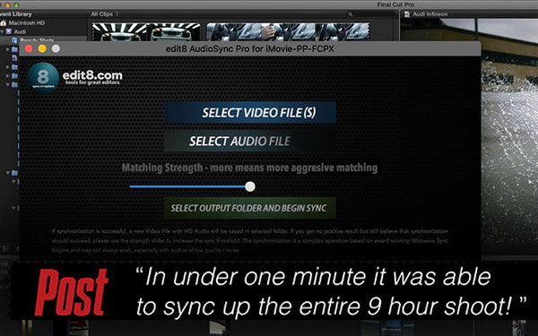 Edit8 Audio Sync Pro