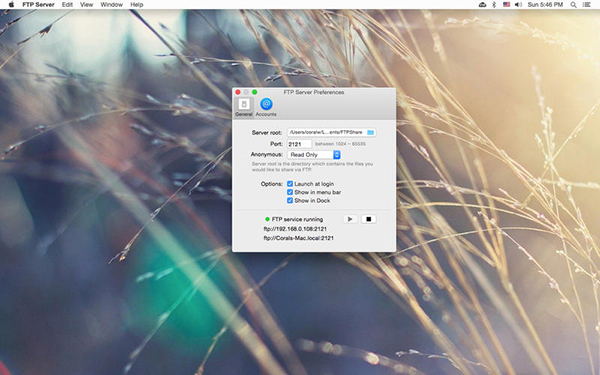 FTP server for Mac