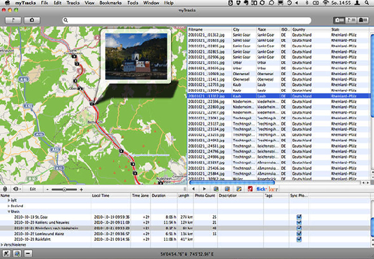 myTracks for Mac