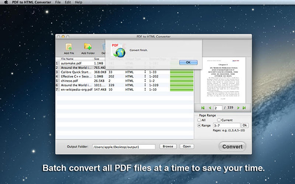 PDF to HTML Converter