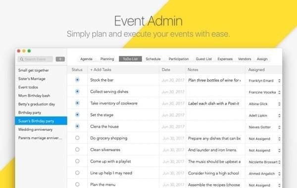 Event Admin