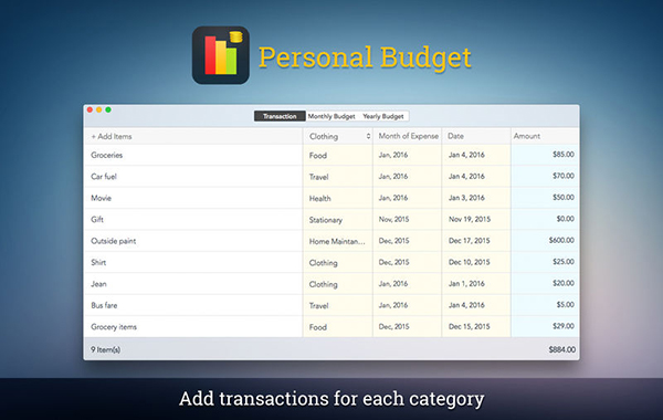 Personal Budget Pro