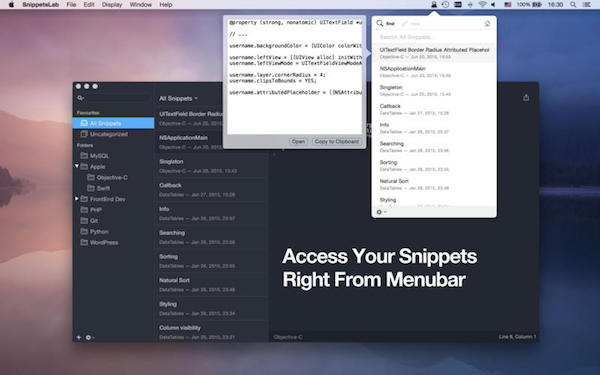 SnippetsLab for mac