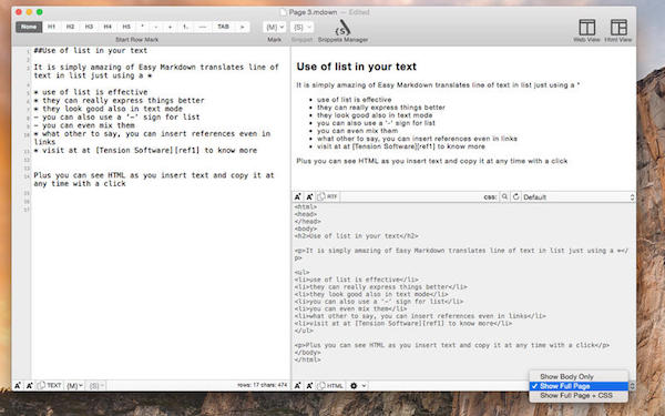 Easy Markdown for mac