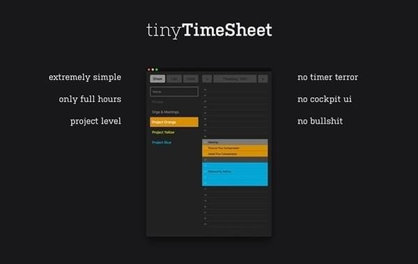 tinyTimeSheet