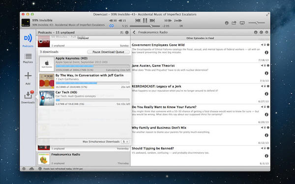 Downcast for mac