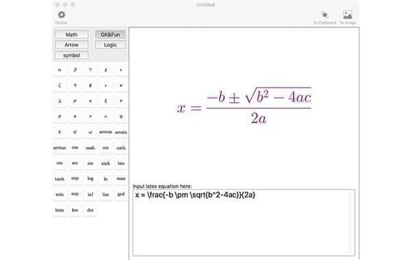 Formulas