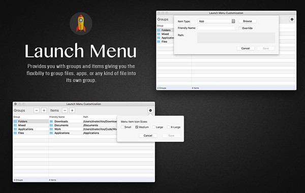 Launch Menu